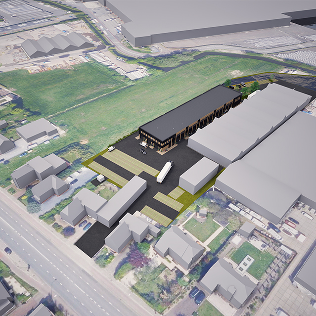 Bloemenburg bedrijfsunits regio Leiden te Oegstgeest rijnsburgerweg